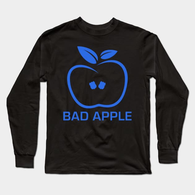 Bad Apple Thin Blue Line Long Sleeve T-Shirt by MMROB